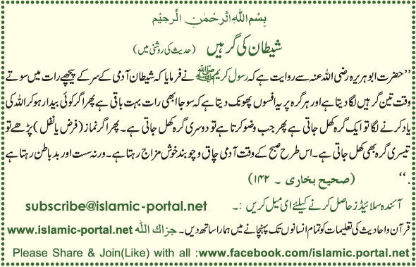 Shetan Ki Girhane (Hadeeth Ki Roshni Mane) 